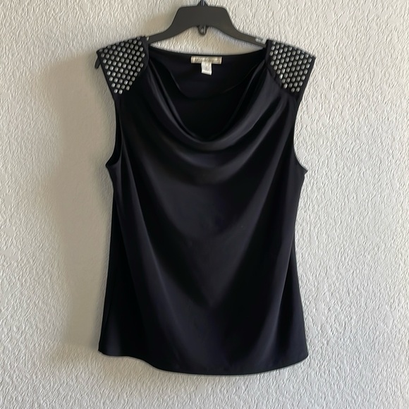 Kenneth Cole New York Sleeveless Studded Top - Picture 1 of 5